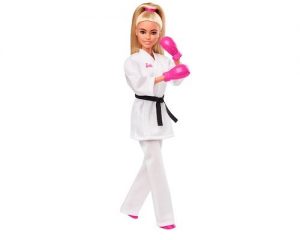 tokyo 2020 barbie doll karate