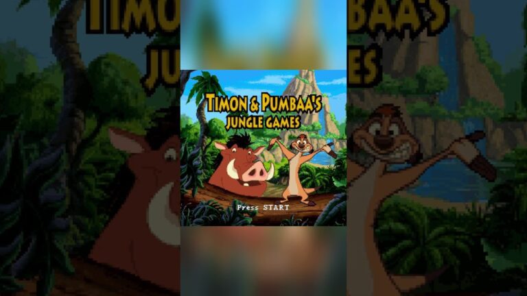 Timon et Pumba s'éclatent dans la jungle